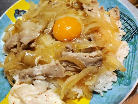 すた丼風ガリバタどん